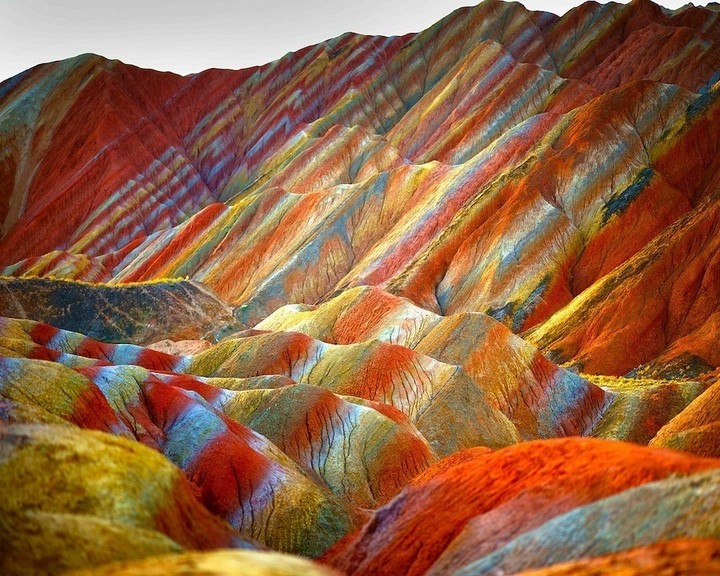 The Rainbow Mountains of China