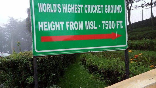 History of the World’s highest cricket ground